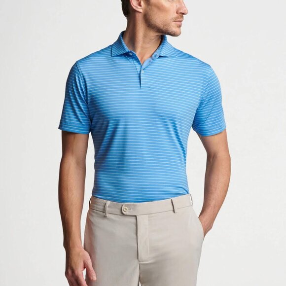 Peter Millar Crown Crafted Duet Performance Jersey Polo-Men's Size M-NWT - Picture 6 of 8